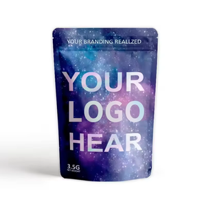 Bolsas Mylar Personalizadas con Cierre a Prueba de Niños, Resistentes a Olores, para Flores Comestibles, Bolsas de Grado Alimenticio a Prueba de Humedad - Product Image 1