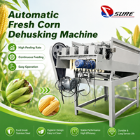 Machine à décortiquer le maïs doux en acier inoxydable de qualité alimentaire pour usine d'emballage