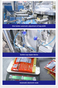 Machine à emballer automatique, préfabriquée, Sauce Pizza, piment, tomate, salade, crème, pochette - Product Image 6