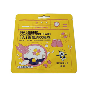 Bolsa de seguridad PE personalizada de 10 g con muesca de corte, duradera y resellable para bolsas con cierre, para perlas antihumedad y otros productos químicos - Product Image 1