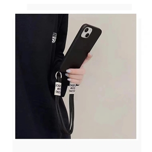 Funda de Celular de Lujo para Mujer, con Correa de <span class=keywords><strong>Mano</strong></span> y Bandolera, Diseño de Collar, TPU Sólido, para <span class=keywords><strong>iPhone</strong></span> 13 12 <span class=keywords><strong>11</strong></span> Pro Max - Product Image 3