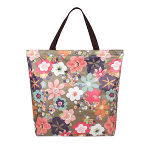 Bolsa de compras de tela Oxford impermeable, bolsa de mano plegable de gran capacidad, ecológica, para uso en supermercados - Product Image 5