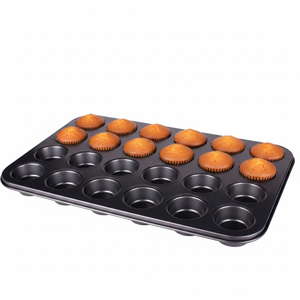 CASAMAX WL AZ-5366 Teglia in Ferro per Muffin da 24 Porzioni - 35x26x2cm - Product Image 2