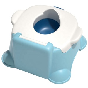 <span class=keywords><strong>Pot</strong></span> portable pour bébé, toilette musicale à induction pour tout-petits 2-en-1, siège de toilette d'apprentissage confortable et marchepied avec dossier et housse - Product Image 3