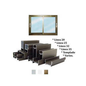 Cửa nhôm khung cửa trượt hồ sơ nhôm hồ sơ dòng cửa sổ 20 25 perfil aluminio ventana vl46 - Product Image 1