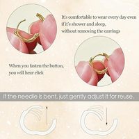 Aretes de Aro Colgantes Hipoalergénicos al por Mayor Chapados en Oro de 18K, Joyería Personalizada para Mujer en Acero Inoxidable que no se Deslustra