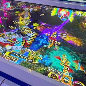 Machine de <span class=keywords><strong>jeu</strong></span> d'arcade de table de pêche à 8 joueurs, originale, en gros, dernière technologie pour le <span class=keywords><strong>jeu</strong></span> de tir aux poissons avec joystick - Product Image 3