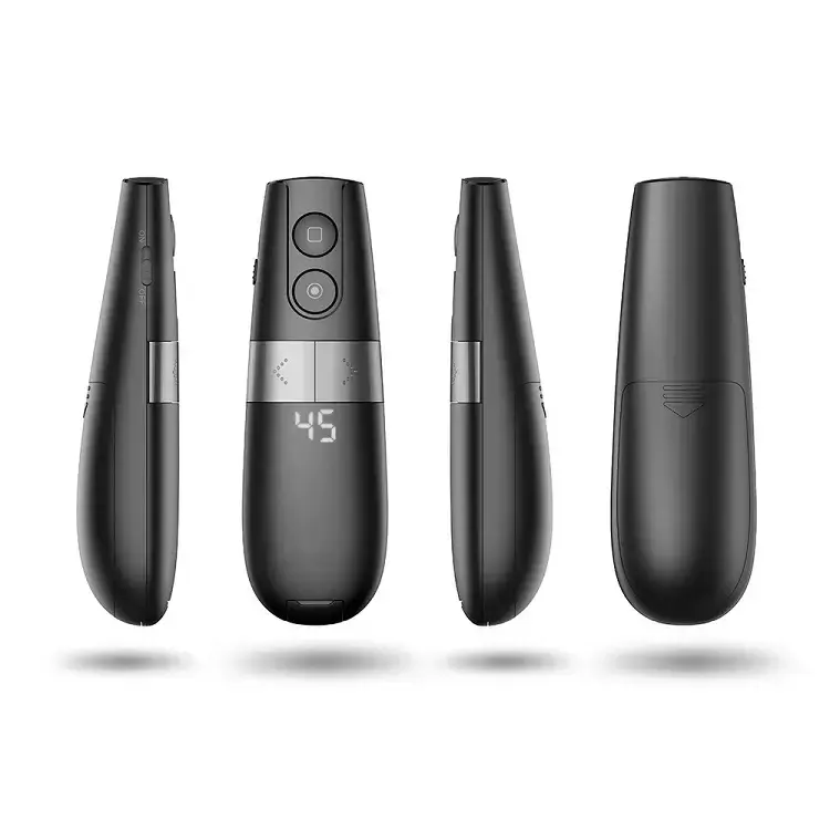 H101 Wireless Remote Control Pointer Digitaler Präsentation stift 2.4G Wireless Multifunktions Presenter PowerPoint Schwarz