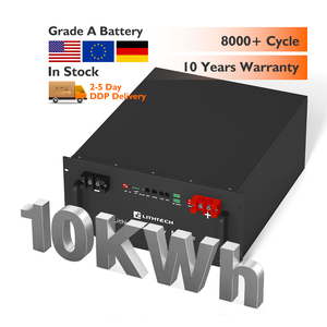 Bien se vendre 10 ans de garantie Batterie solaire sur rack 200Ah 10kWh 15kWh 48V 51.2V Lifepo4 Stockage d'énergie à domicile - Product Image 1