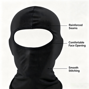 Vochtregulerend 1-gaats volledig gezichtsmasker voor fietsen, ijszijde, ademend, UV-bescherming, motorrijden, hardlopen, buitensporten, bivakmuts - Product Image 2
