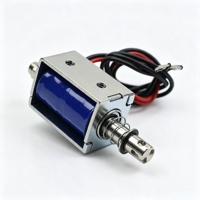 Électroaimant à ressort à rappel automatique DC6V 12V 24V, course 10mm, 5N 15N 25N, aimant à cadre, pièces industrielles Youge YG09C, à commande directe
