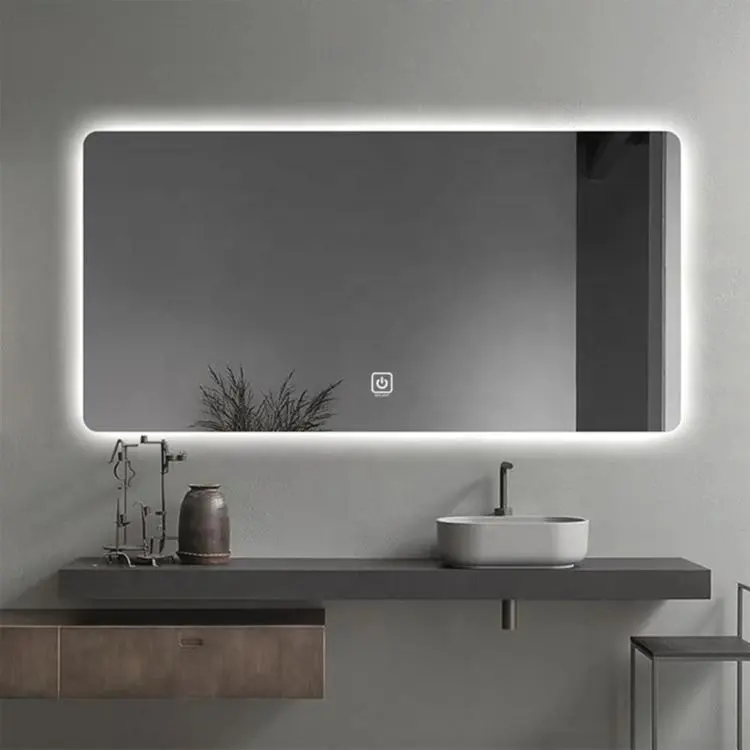 Оптовая продажа, в отеле, в ванной комнате, умное зеркало, светодиодное зеркало для ванной комнаты