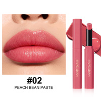 Ensemble de 6 rouges à lèvres hexagonaux à pointe oblique, hydratant, longue tenue, rouge à lèvres velours crémeux, kit de maquillage cosmétique pour femmes