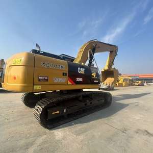 Excavadora de cadenas Caterpillar 330D2L usada con motor, caja de cambios, bomba y PLC - 12 toneladas de peso operativo - Product Image 1