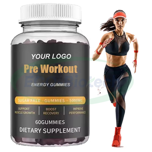 Ausreson Pre-entrenamiento Gummies Gummy Pre entrenamiento Suplemento energético Orgánico Pre entrenamiento Gummies - Product Image 1