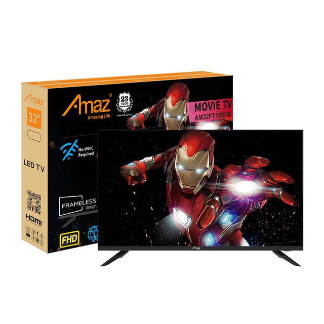 New Design 32 43 50 55 Inches No Internet Required Home Theater Massive Free Movies LED LCD TV Movies TV