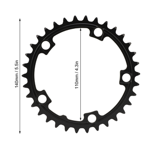 Plateau de chaîne de vélo 34T en acier rond pour moteur central TONGSHENG <span class=keywords><strong>TSDZ</strong></span> 2 <span class=keywords><strong>TSDZ</strong></span> 2B - Product Image 2
