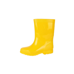 Las botas AP amarillas para niños cuentan con una parte superior de PVC, lo que proporciona una protección impermeable confiable para los jóvenes aventureros a cada paso. - Product Image 2
