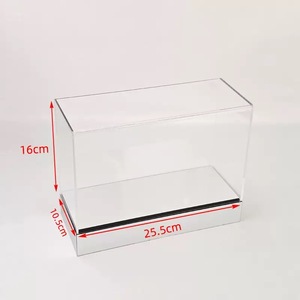 Gương acrylic sinh thái thân thiện hiện đại kỷ niệm Hộp Quà Tặng đề nghị bất tử hoa hiển thị hộp cao trong suốt chống bụi - Product Image 6