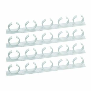 No-Drill <b>Spice</b> <b>Jar</b> Storage <b>Rack</b> White Wall Mounted Condiment Bottle Organizer Cabinet Organizer - Product Image 5