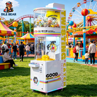 Distributeur de capsules sphériques à monnayeur sur pied pour salle de jeux d'arcade