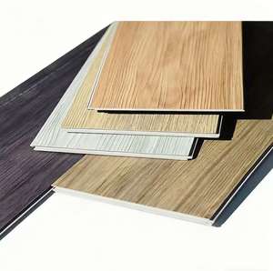 Revêtement de sol moderne en vinyle SPC gris clair imperméable à l'eau Carrelage en PVC à noyau rigide à emboîtement Garantie de 5 ans Graphique anti-mites - Product Image 5