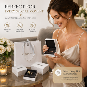 Luxury White Jewelry <strong>Box</strong> with Soft Velvet Interior, Elegant Gift Presentation, Eco-Friendly Sustainable Materials - Product Image 3