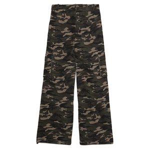 Fabricación personalizada <span class=keywords><strong>mujeres</strong></span> Hip Pop holgado camuflaje High Street <span class=keywords><strong>pantalones</strong></span> de pierna ancha sueltos bolsillo de carga mono liso <span class=keywords><strong>para</strong></span> <span class=keywords><strong>mujeres</strong></span> - Product Image 2