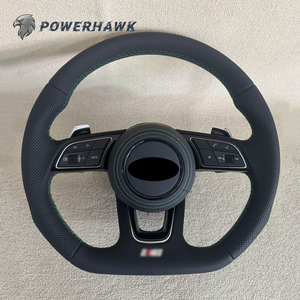 Volante in Pelle Personalizzato ad Alte Prestazioni per Audi A3 A4 A5 A6 A7 A8 Q3 Q5 Q7 Q8 SQ8 B9 B8 C7 S3 S4 RS3 RS5 RS7 RS6 C8 RS TT <span class=keywords><strong>C9</strong></span> - Product Image 1