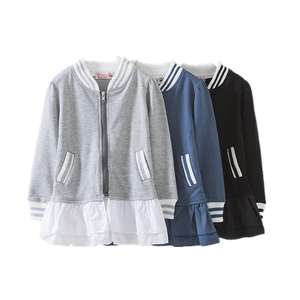 Ropa Infantil al por Mayor, Estilo Preppy, Vestido Encantador de Manga Larga con Cremallera para Niñas, de Proveedor Chino - Product Image 1