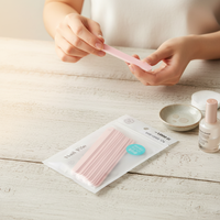 Lima de uñas desechable K Beauty, 12 unidades, profesional, de un solo uso, higiénica, para manicura y pedicura, recta, grano 180