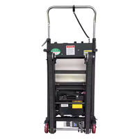 Chariot de manutention pliable en acier pour escalier, chariot électrique monte-escalier avec support OEM