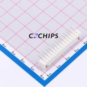 WAFER-HA2.54-15PWZ Wire-to-Board Pin Header Bent Lead Through Hole,P=2.5mm Connector 1x15P 2.5mm Right Angle Insert XHB - Product Image 2