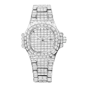 Montre à quartz étanche, best-seller, populaire, à la mode, sertie de diamants, en forme d'étoile, avec calendrier - Product Image 4
