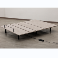 Base de lit électrique ergonomique sans fil anti-ronflement avec moteur Okin et barre de maintien amovible