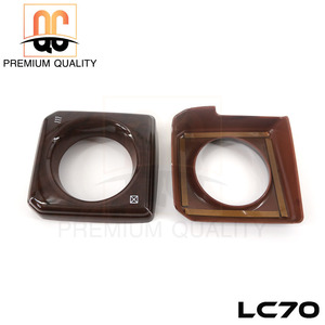 Panneaux intérieurs ABS de qualité 6 pièces, couleur bois, pour voitures classiques LC70 à capot simple, style populaire, mise à niveau pour le style intérieur - Product Image 4