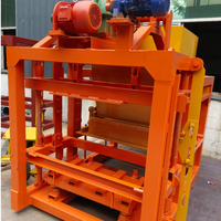 Machine à fabriquer des briques en béton automatique de type compact QT4-28 avec une capacité de production continue fiable