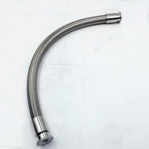 الغذاء الصف الفولاذ المقاوم للصدأ SS304 مضفر خرطوم معدني/ثلاثي المشبك موصل خرطوم/خرطوم مرن جمعيات - Product Image 2