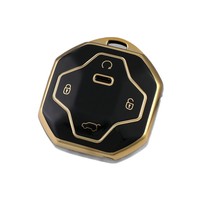 Étui de protection pour clé de voiture en TPU premium, léger et créatif, pour JETOUR T2/X70/X70 Coupe/X90/X95, avec porte-clés et porte-clés