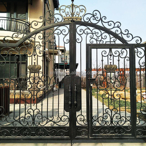 Modern Steel <strong>Gate</strong> <strong>Grill</strong> <strong>Design</strong>/House <strong>Latest</strong> Main Swing Simple Driveway Wrought Iron <strong>Gate</strong> <strong>Designs</strong> Simple - Product Image 5