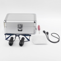 Loupes dentaires X6 TTL lumineuses, loupes chirurgicales dentaires, lunettes de microchirurgie sur mesure pour le personnel médical