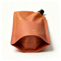 Pochettes à bec verseur personnalisées certifiées, imprimées, haute barrière, emballage laminé sûr et frais, pour jus de fruits de qualité supérieure