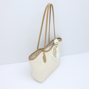 Luxury Designer Ladies Handbags Large Capacity PU Leather Single Shoulder <strong>Purses</strong> <strong>with</strong> <strong>Zip</strong> Closure Women' Tote Bag for Shopping - Product Image 6