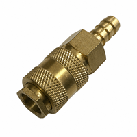 Raccord rapide universel européen 3-en-1 en laiton avec raccord cannelé pour tuyau, compatible OEM, diamètre d'interface 6-13 mm