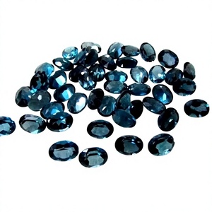 Gemas Mehrajudin, Topacio Azul Natural, Corte Ovalado, Facetado, Gema Suelta para Joyería, Anillos, Aretes - Mina Gerais, 3-5 Quilates - Product Image 3