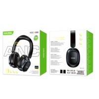KAKUSIGA BT 6.0 ANC Headphone Nirkabel Over-ear Peredam Kebisingan dengan Handfree untuk Perjalanan, Hiking, dan Aktivitas Luar Ruangan
