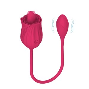 STELLAR PATH Jouet sexuel pour femme, Vibromasseur langue rose en silicone médical et ABS, pour stimulation du clitoris et des mamelons par succion et léchage - Product Image 1