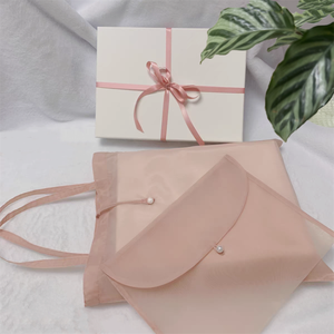 Encrypted Organza Shopping <b>Bags</b> with Pearl Button Organza Tote Women <b>Bags</b> Organza <b>Bag</b> with Chinese Knot <b>Frog</b> Closures Button - Product Image 1