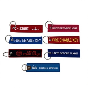 Porte-clés militaire personnalisé brodé, style militaire, double face, avec bordure Merrow, pour cadeau <span class=keywords><strong>de</strong></span> fan <span class=keywords><strong>de</strong></span> l'armée - Product Image 1