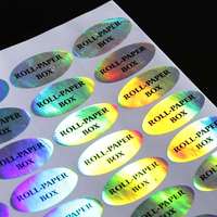 Jinshi personnalisé faire clair effet holographique personnalisé 3d hologramme autocollant pour authentique